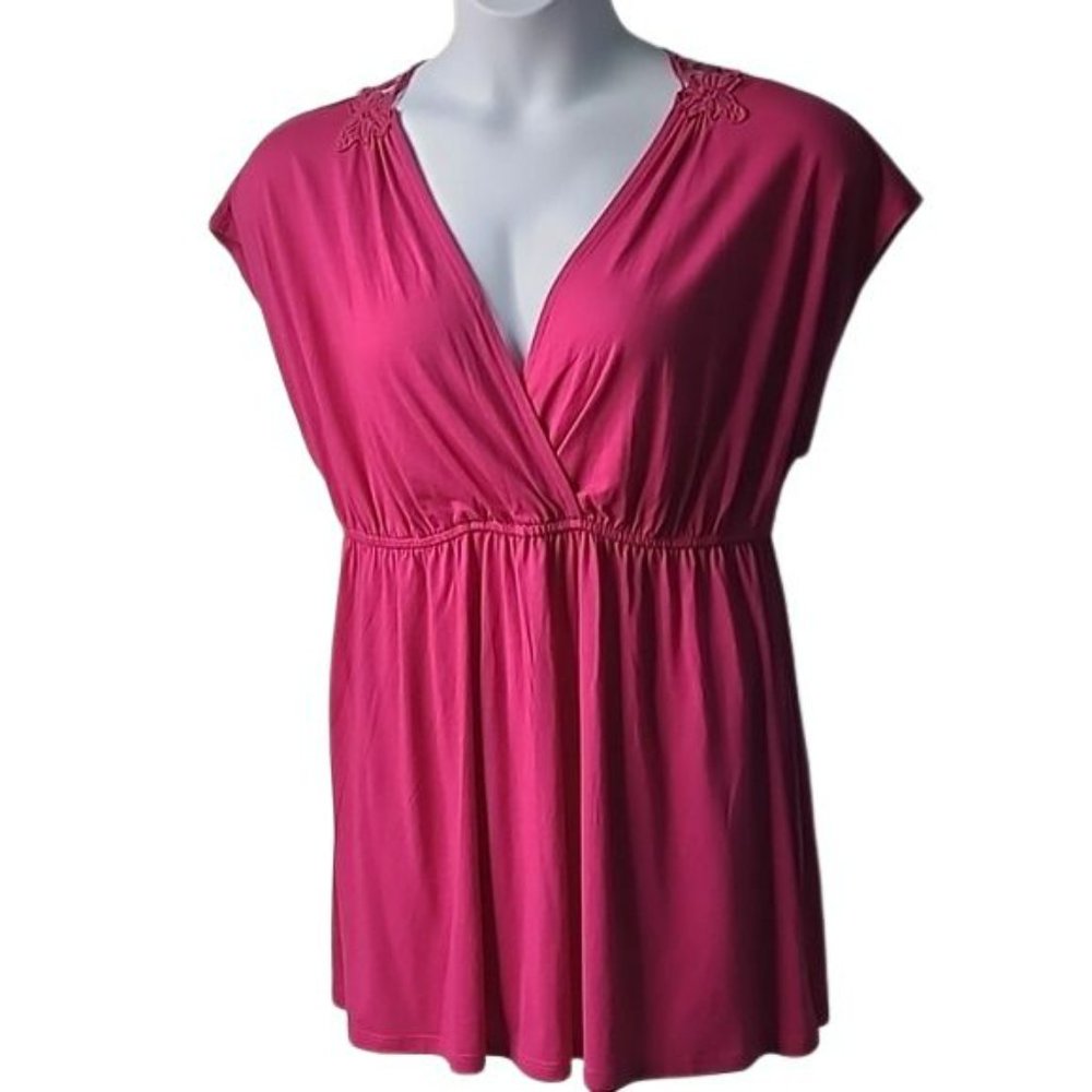 Beach Coverup with Lace Inset | Size XL | NWOT